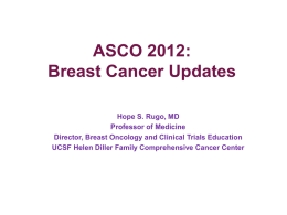 ASCO 2012: Breast Cancer Updates