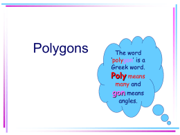 Polygons - World of Teaching