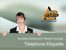 Suzette Barta - Telephone Etiquette