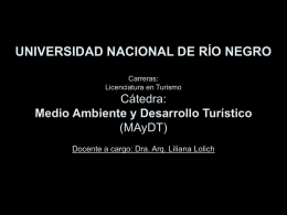 Pw6 TurSosten CDC - Universidad Nacional de Río Negro