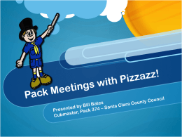 Pack Meetings with Pizzazz! - Cubmaster "B" &ndash; University of Scouting
