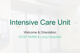 Slides - UCSF Department of Anesthesia and