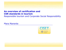 Presentation by Mara Manente