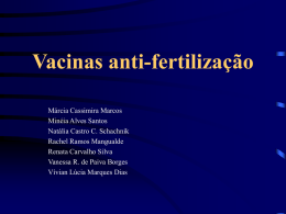 Vacinas anti-fertilização