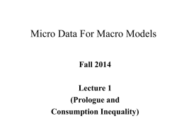 Lecture Notes 1