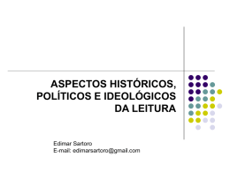 aspectos históricos, políticos e ideológicos da leitura