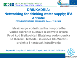 CCWATERS TWG4: Water Resources Belgrade 17.