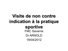 Sport - FMC de Saverne