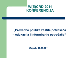 Potrošač Zagreb - prezentacija