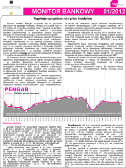 monitor bankowy 01/2012 - Pentor