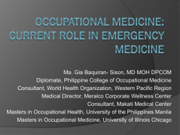 PHILIPPINE RETIREMENT INSTITUTE Committee on Health