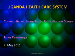Health care system in Uganda
