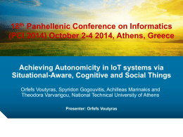 Achieving Autonomicity in IoT systems via Situational