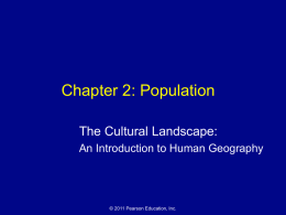 AP Geography Ch.2 Review Slideshow