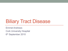 Biliary tract disease - Emmet Andrews
