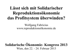 Wien2013/Wien - Reproduktionsgenossenschaften