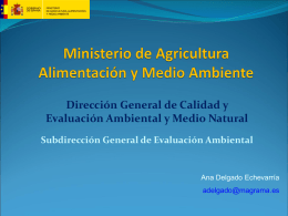 Ministerio de Agricultura Alimentación y Medio Ambiente