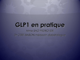 GLP1 en pratique