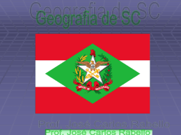 Geografia de Santa Catarina (arquivo PPT)