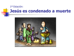 Jesús es condenado a muerte