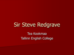 Sir Steve Redgrave