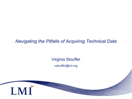 Navigating the Pitfalls of Acquiring Technical Data
