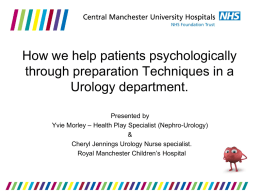 Urology - Central Manchester University Hospitals