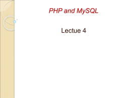PHP and MySQL - renenergy2011.net