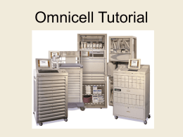 Omnicell Training
