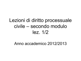 lez.1.Il processosommario