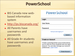 PowerSchool - missfroste.com