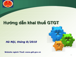 01.Khai thue GTGT - Mạng tri thức thuế Tanet.vn