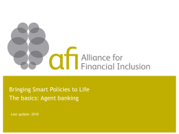 Payments - Alliance for Financial Inclusion