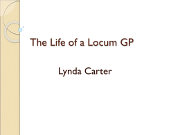 The Life of a Locum GP - Lynda Carter