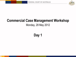 CCM - Federal Court of Australia