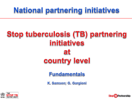 partnering process - Stop TB Partnership