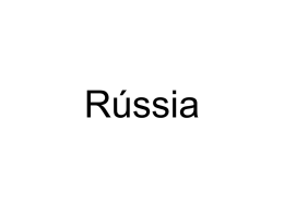 Rússia - Profe Bia