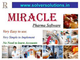 PPT - Solver Solutions