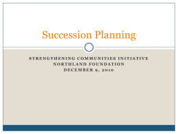 Succession Planning PowerPoint