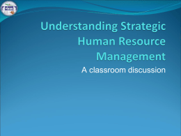 Strategic Human Resource Management- 2071 Mangsir