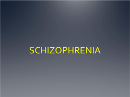 A2 Schizophrenia
