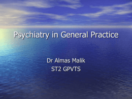 Almas psychiatry
