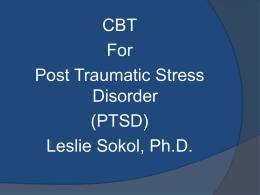 Post Traumatic Stress Disorder - Oklahoma Department of Mental
