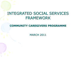 Integrated Community Care-Givers on PCA - The KwaZulu