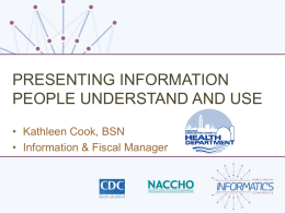 Presenting Information People Understand and Use (2nd)