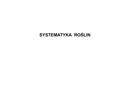 SYSTEMATYKA ROŚLIN | 4300 kB