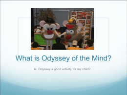 CTOM Coach Training Presentation - Connecticut Odyssey of the Mind