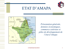 Présentation générale de l`état d`Amapa