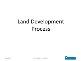 Land 101 - Carma Developers LP