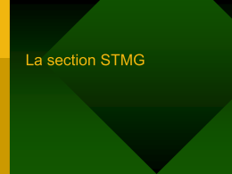 La section STG